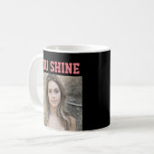 PHOTO PERSONNALISÉE CAFÉ MUG POUR LA FILLE "TU CHE (Devant gauche)