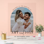 Photo personnalisée, calligraphie Accueil Mariage  (Mariage)