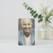 Photo personnalisée Carte commémorative funéraire  (Debout devant)