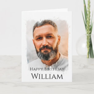 Photo personnalisée, carte d'anniversaire