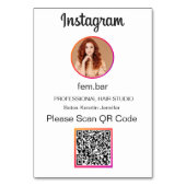 Photo personnalisée | Carte de tableau de code QR  (Par défaut)