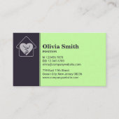 Photo personnalisée Carte de visite de soins à dom (Devant)