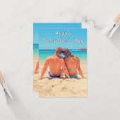 Photo personnalisée Carte Saint-Valentin (Devant/Arrière en situation)