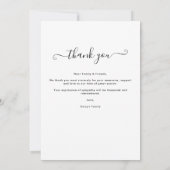 Photo Personnalisée Célébration De La Carte de rem (Dos)