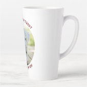 Photo personnalisée Chien Latte Mug (Droite)