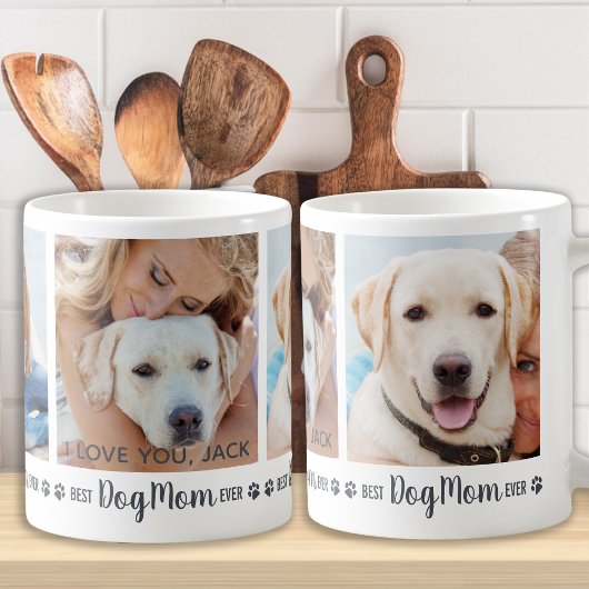 Photo personnalisée Chien Maman Café Mug