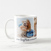 Photo personnalisée Chien Maman Café Mug (Gauche)