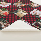 Photo personnalisée Collage Red Buffalo Plaid Holi (3/4)