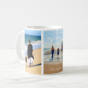Photo personnalisée Collage Texte Mug - I Love My 