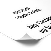 Photo personnalisée de 6 po x 4 po Imprimer format (Coin)