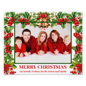 Photo personnalisée de Holly Feuilles et Berries (Devant)