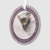 Photo personnalisée de Houndstooth classique (devant)