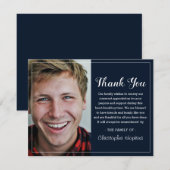 Photo personnalisée de la marine moderne Merci fun (Devant / Derrière)