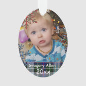 Photo personnalisée de l'enfant garde Noël (devant)