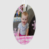 Photo personnalisée de l'enfant garde Noël (devant)