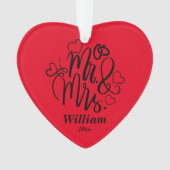 Photo personnalisée de M. et Mme (devant)