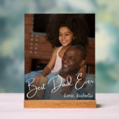 Photo personnalisée de meilleur père (Neutre)