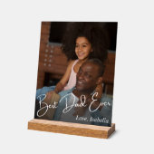 Photo personnalisée de meilleur père (Angle)