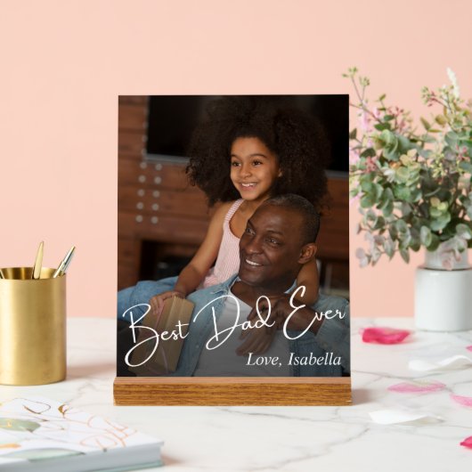 Photo personnalisée de meilleur père (Mariage)