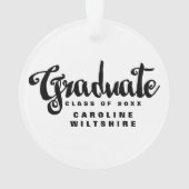 Photo personnalisée d'obtention du diplôme (dos)