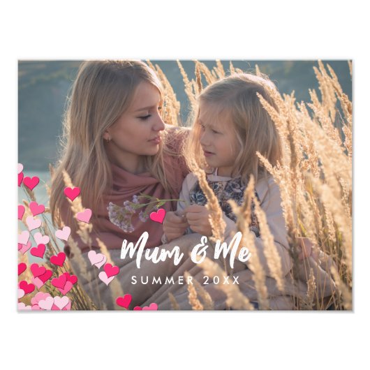 Photo Personnalisée Écriture Moderne Écrits Éparpi (Devant)