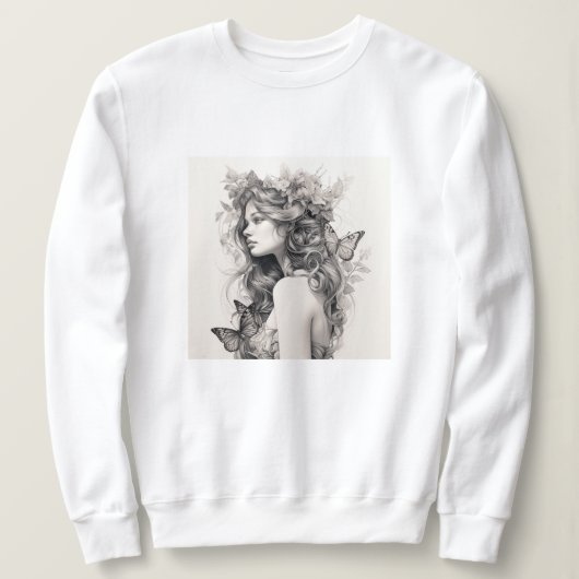 Photo personnalisée et nom Sweat - shirt à capuche (Design devant)