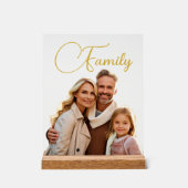 Photo personnalisée et texte (Recto)