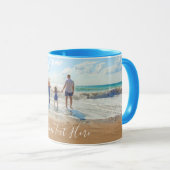 Photo personnalisée et texte de la Mug Café (Devant droit)