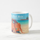 Photo personnalisée et texte de la Mug Café (Devant droit)