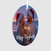 Photo personnalisée et texte Noël 2025 personnalis (devant)