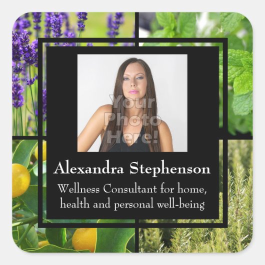 Photo personnalisée Étiquette de bouteille de l'in (Devant)