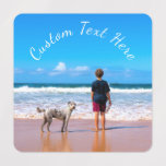 Photo personnalisée Étiquettes de texte - Vos anim<br><div class="desc">Photo et texte personnalisés - Faites votre propre design - I Love My Pet - Personnalisé Famille / Amis / Animaux ou Cadeau personnel - Ajouter votre photo / Texte / Nom / plus - Redimensionner et déplacer ou ajouter des éléments / du texte avec outil de personnalisation! Vous pouvez...</div>