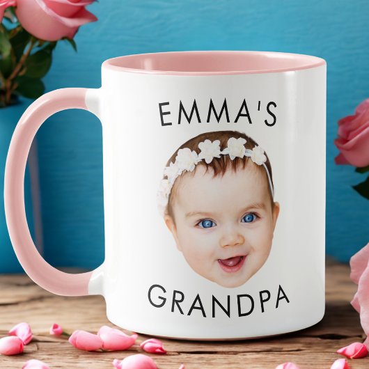 Photo personnalisée Face Mug Maman Grand-mère Gran