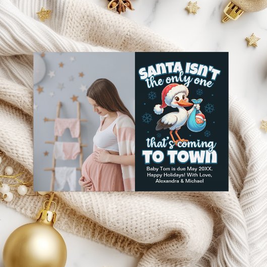 Photo personnalisée Faire-part de grossesse de Noë