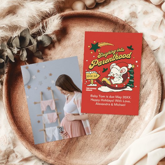 Photo personnalisée Faire-part de grossesse de Noë