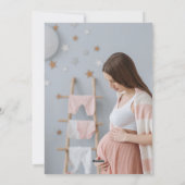 Photo personnalisée Faire-part de grossesse de Noë (Dos)
