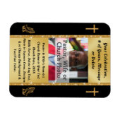 Photo Personnalisée, Faveurs de l'Église, Magnets (Horizontal)