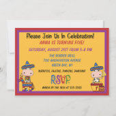 Photo personnalisée Fiesta Invitation anniversaire (Dos)