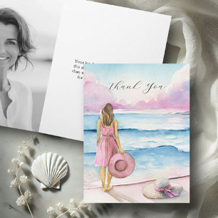 Photo personnalisée Funérailles Merci Cartes