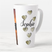 Photo personnalisée Grosse Mug en latte (Angle droit)