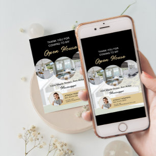 Photo personnalisée Immobilier Open House Carte de