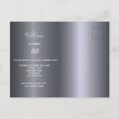 Photo personnalisée Invitation d'anniversaire de r (Dos)