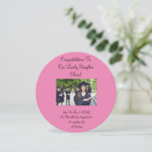 photo personnalisée invitation de graduation flora (Debout devant)