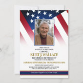 Photo personnalisée Invitation du Parti de retrait (Devant)