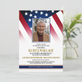 Photo personnalisée Invitation du Parti de retrait (Debout devant)