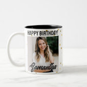 Photo personnalisée Joyeuse Mug d'anniversaire pou (Gauche)
