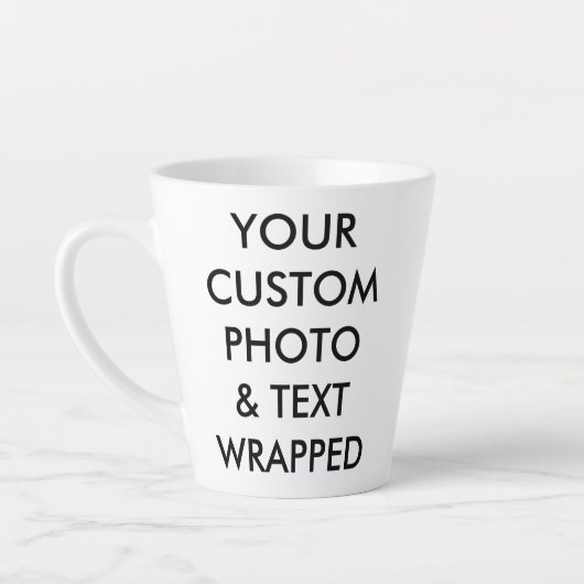 Photo personnalisée LATTE MUG PETIT 12oz (Gauche)