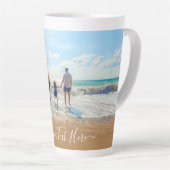 Photo personnalisée Latte Mug vos photos et votre  (Angle droit)