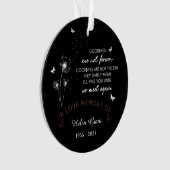 Photo personnalisée "Les adieux ne sont pas pour t (devant)