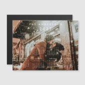 Photo personnalisée Magnet Calendrier 2025 (Devant / Derrière)